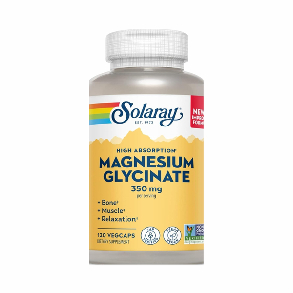 Solaray Mag Glycinate 350mg (frasco individual)