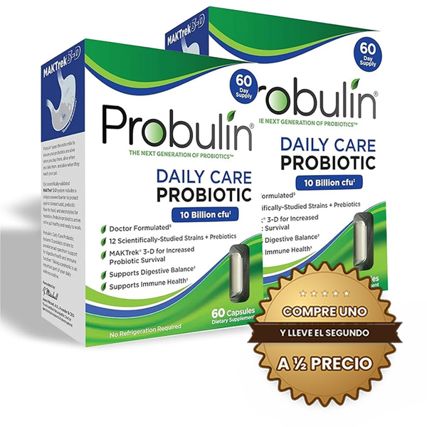 Probulin Daily Care Probiotic 60 cps - Compre uno y lleve el segundo a mitad de precio