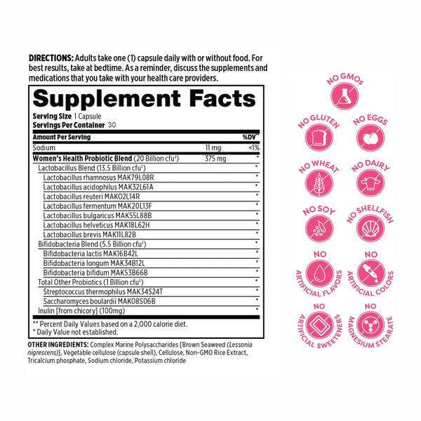 Probulin, Women’s Health, Probiotic, 30 cps