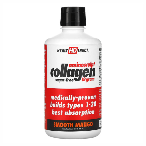 Health Direct, Collagen, Sugar-Free, Smooth Mango - 30 Fl. Oz (21% de Descuento)
