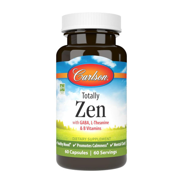 Carlson, Totally Zen, 60 cps - Compra 1 lleva el otro al 50%  - 2 frascos por $28.35