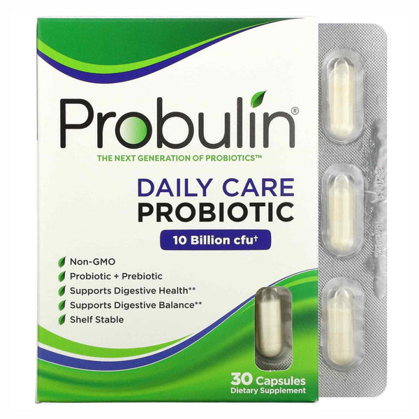 Probulin, Daily Care Probiotic 30 cps - Compra 1 lleva el otro al 50%  - 2 frascos por $44.99