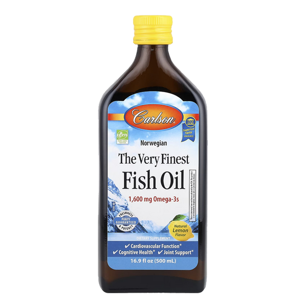 Carlson, Aceite de Pescado Noruego, Limón Natural, 16.9 fl oz. (25% de Descuento)