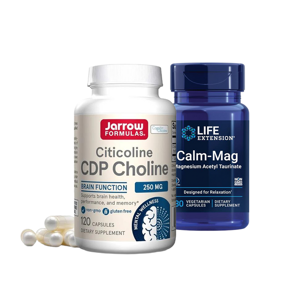 Jarrow Citicolina CDP 120 cps + Mag Mind 60 cps GRATIS