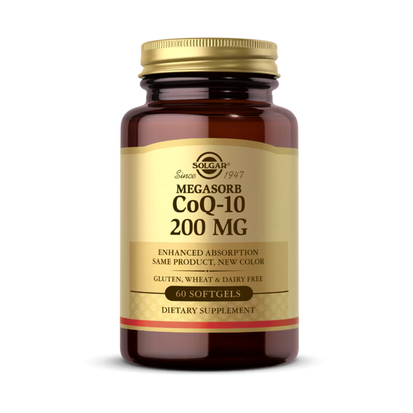 Solgar, CoQ10, 200mg, 60 cps