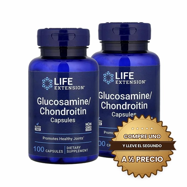 Life Extension Glucosamina y Condroitina 100 cps - Compre uno y lleve el segundo a mitad de precio