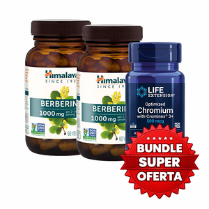Himalaya Berberine 1000mg + Cromo GRATIS - Bundle Super Oferta