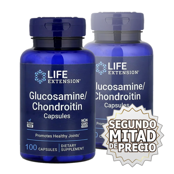 Life Extension, Glucosamina y Condroitina, 100 cps