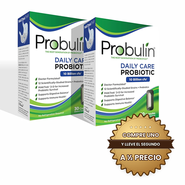 Probulin Cuidado Diario Probiotico 30 cps - Compre uno y lleve el segundo a mitad de precio