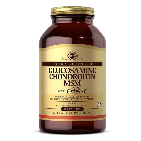 Solgar, Glucosamina, Condroitina, MSM con Vitamina C, 180 - COMPRE UNO Y EL SEGUNDO A ½ PRECIO