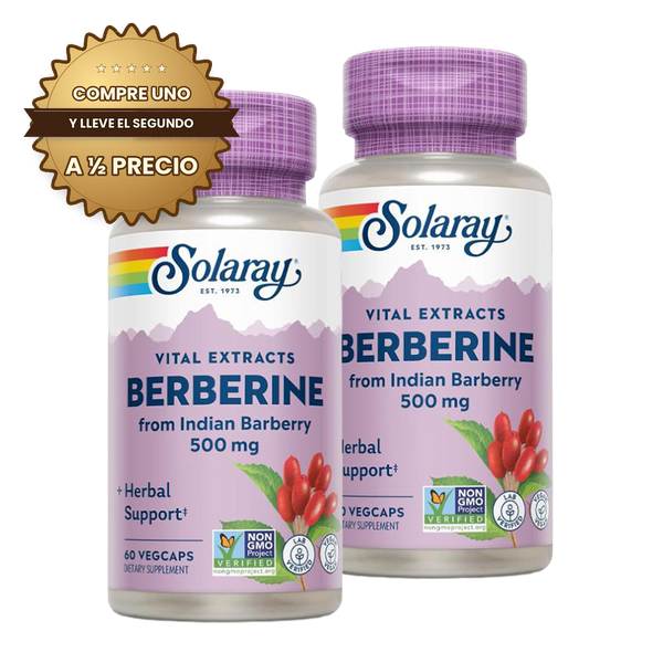 Solaray, Berberina, 500mg, 60 cps